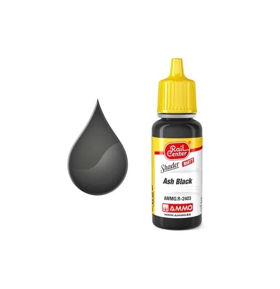 RAIL CENTER - MATT SHADER Ash Black