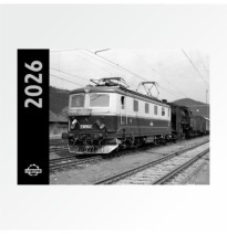 Nástěnný kalendář černobílý 2026