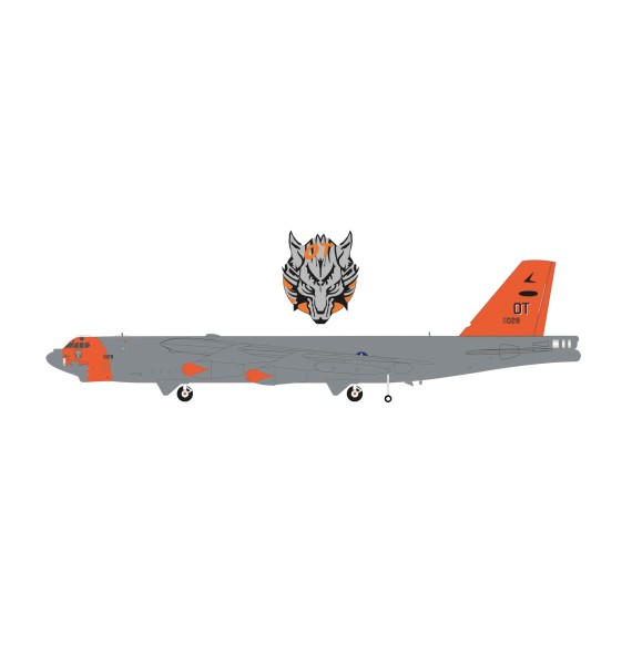 B-52H USAF 49th TES Orange