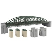 Ocelový most s dolní mostovkou dvojkolejný