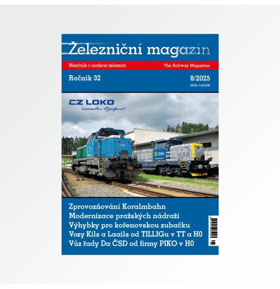 Železniční magazín 08/2025