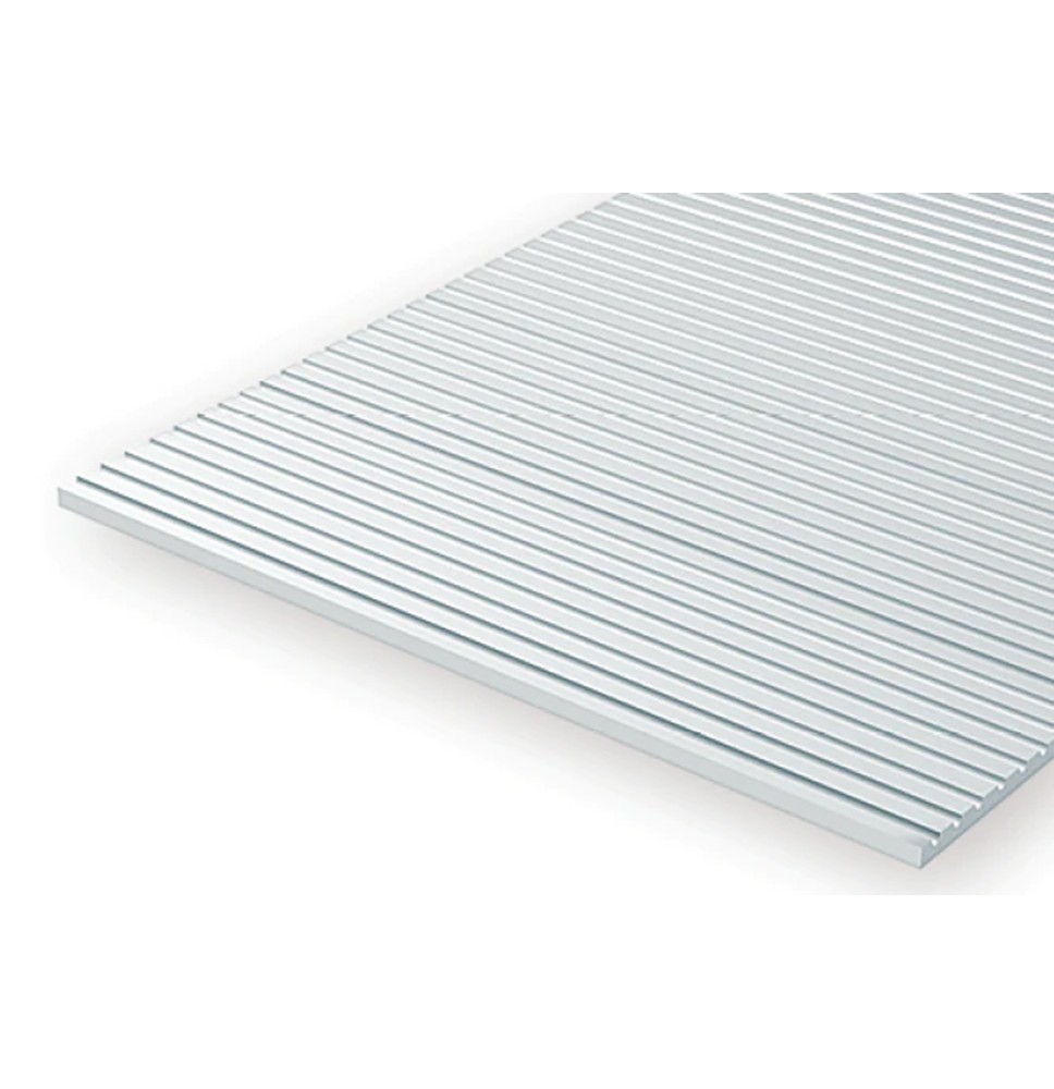 Deska s V drážkami s roztečí 2