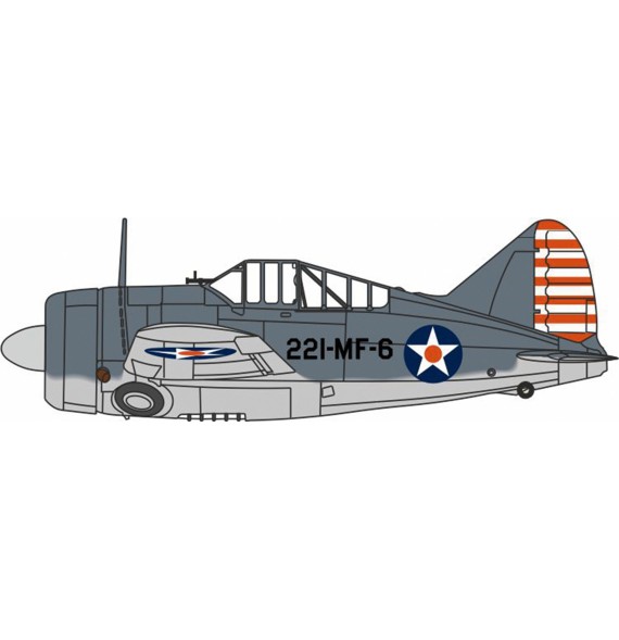 Brewster Buffalo VMF-221 USMC