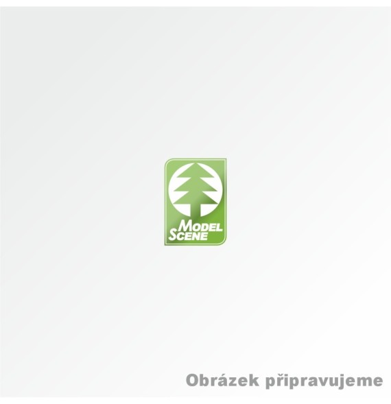 Silnice mírný oblouk – kroužková dlažba