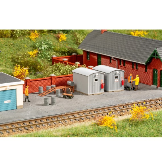 Plechové boudy – olejový sklad