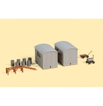 Plechové boudy – olejový sklad