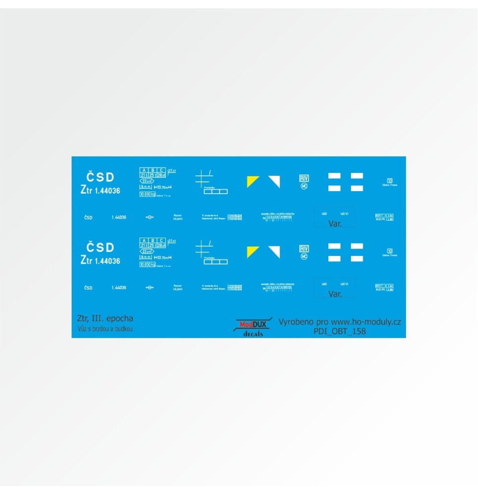 Obtisk Ztr / Glm s brzdařskou budkou