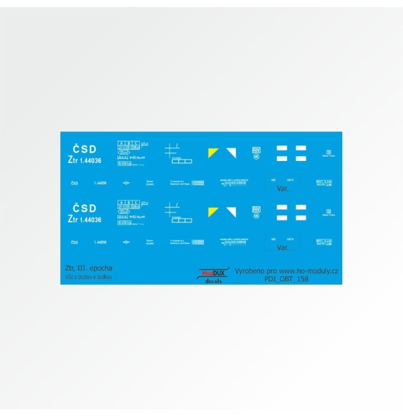 Obtisk Ztr / Glm s brzdařskou budkou