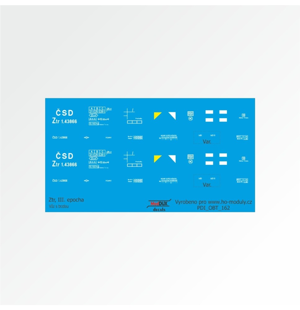 Obtisk Ztr / Glm s brzdou