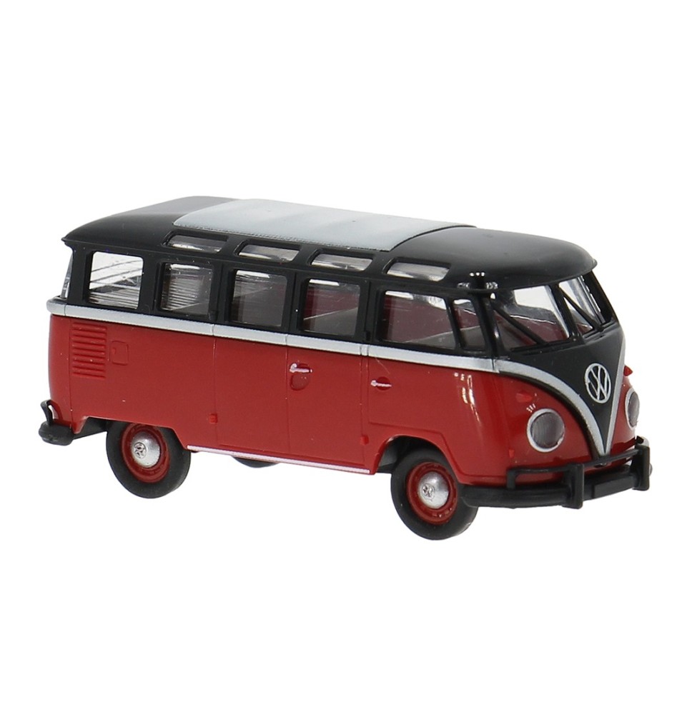 VW T1b Samba schwarz/rot