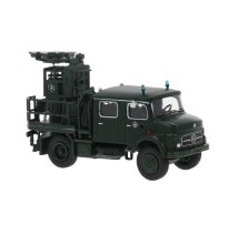 MB LA911 Lichtmastwagen Polizei tannengrün