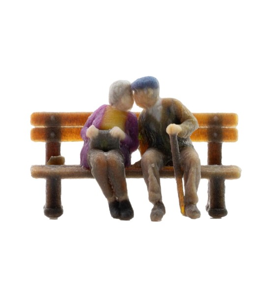 Senioři na lavičce