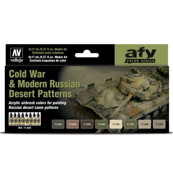Vallejo Model Air – Cold War & Modern Russian Desert Patterns - AFV Series