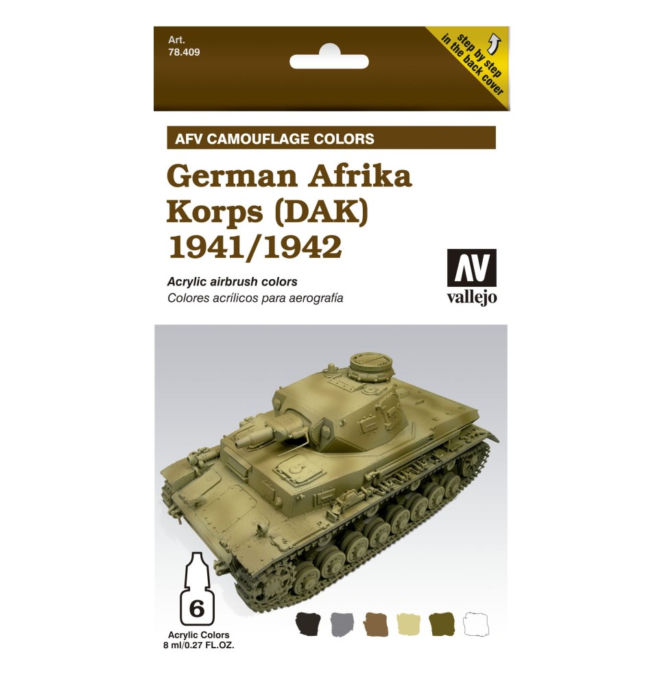Vallejo Model Air – AFV German Afrika Korps 1941/42 (DAK) Set