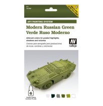 Vallejo Model Air – AFV Modern Russian Green Set