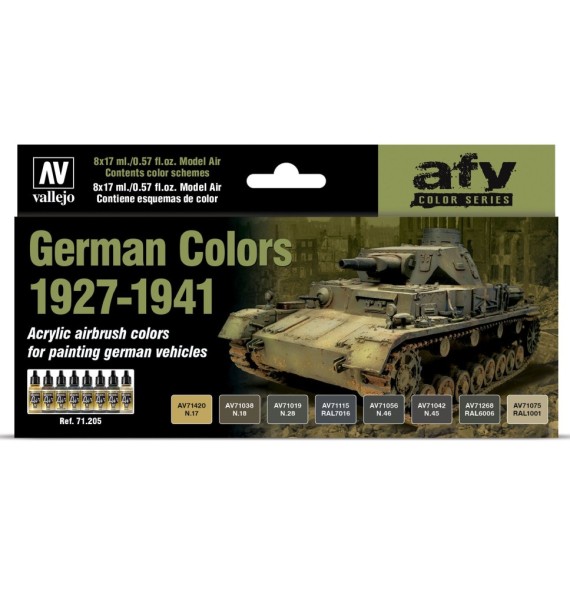 Vallejo Model Air – German Vehicles Colors 1927-1941