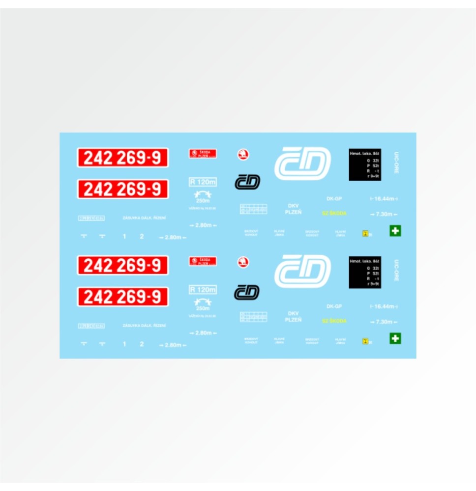 Obtisk 242.269 ČD