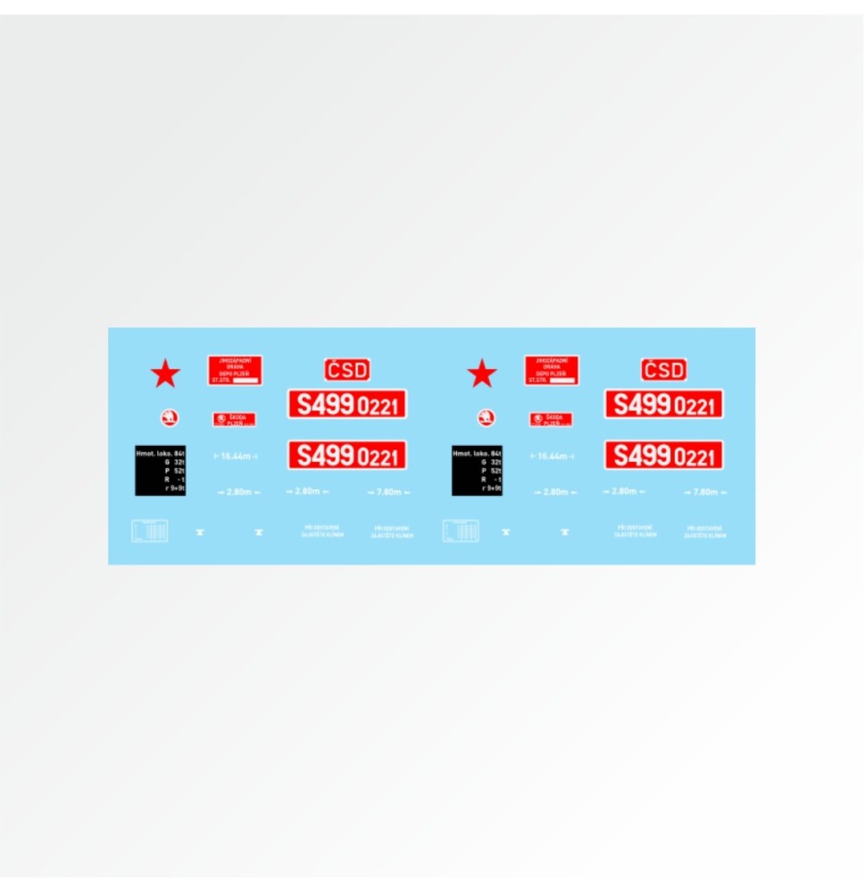 Obtisk S499.0221 ČSD