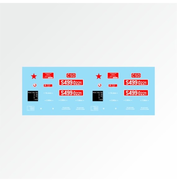 Obtisk S499.0221 ČSD