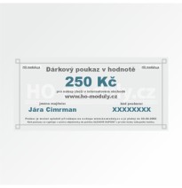 Dárková poukázka 250 Kč