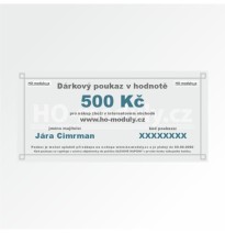 Dárková poukázka 500 Kč