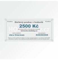 Dárková poukázka 2500 Kč