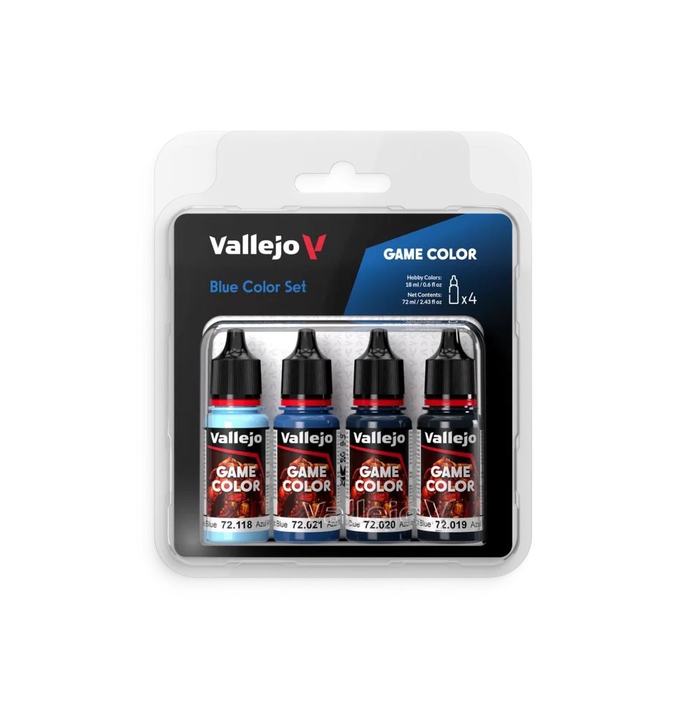 Vallejo Game Color – Blue Color Set