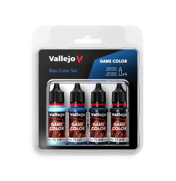Vallejo Game Color – Blue Color Set