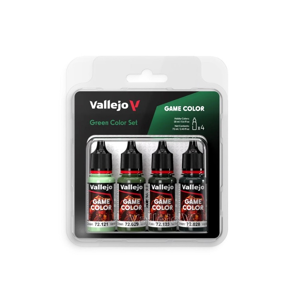 Vallejo Game Color – Green Color Set