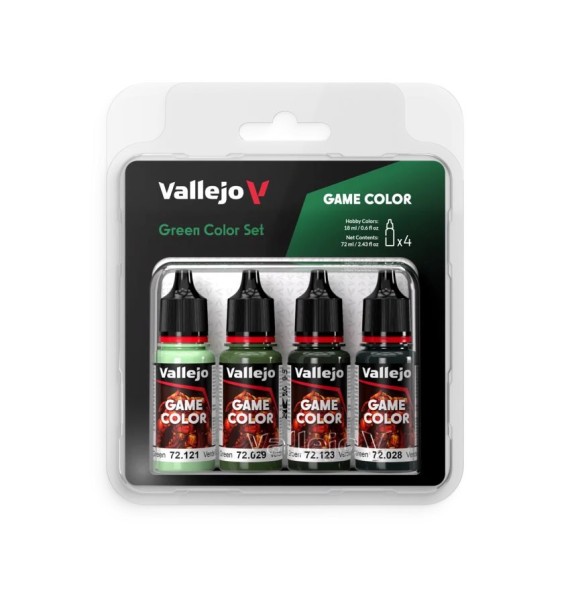 Vallejo Game Color – Green Color Set