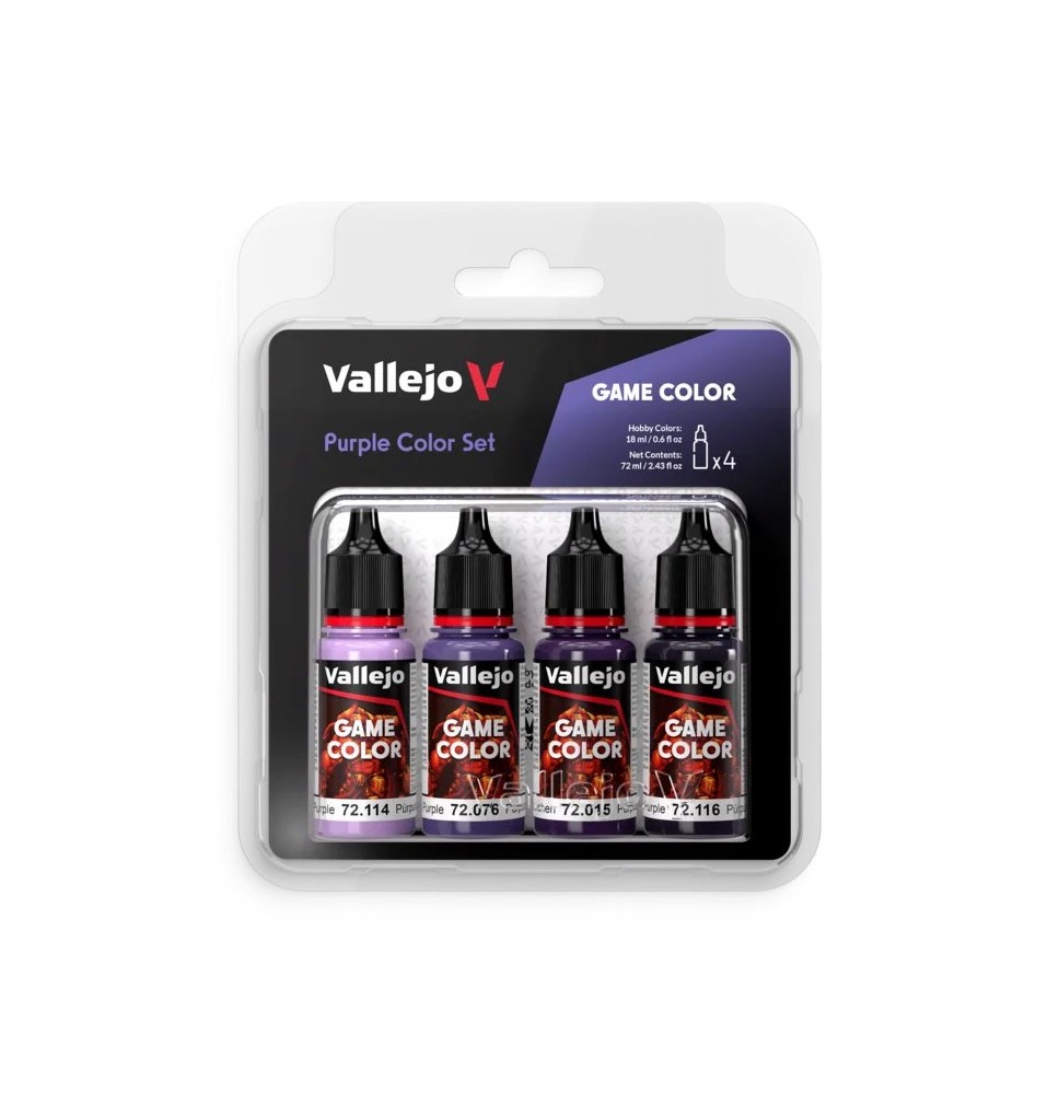 Vallejo Game Color – Purple Color Set