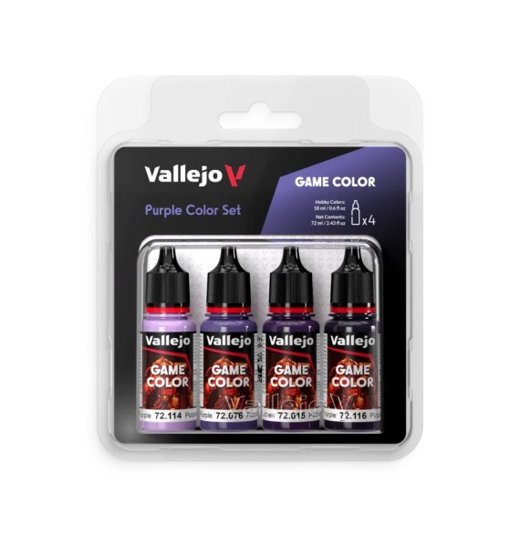 Vallejo Game Color – Purple Color Set