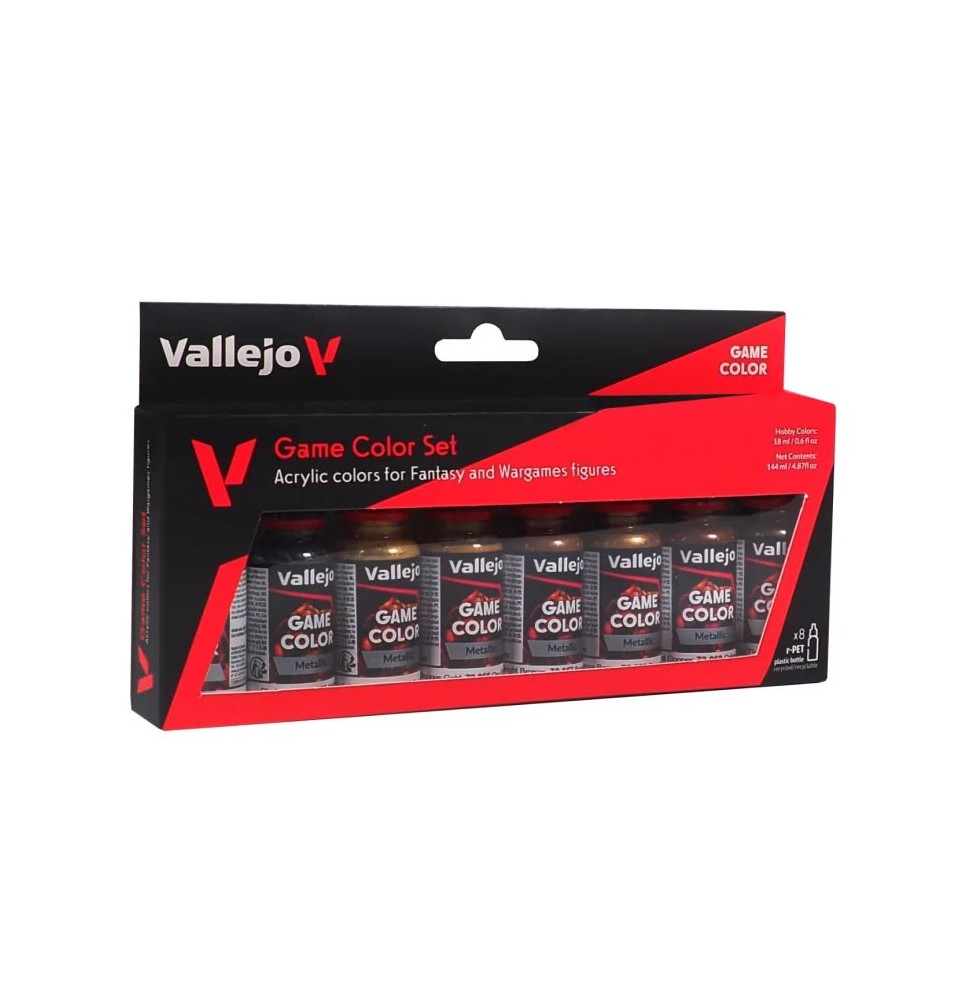 Vallejo Game Color - Metallic Set