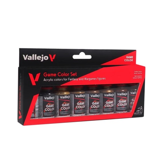 Vallejo Game Color - Metallic Set