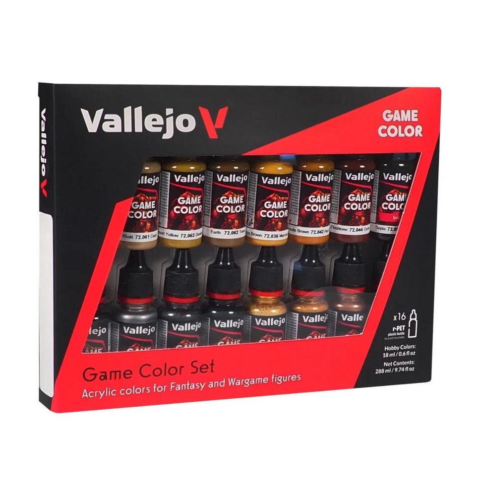 Vallejo Game Color - Leather & Metal Set