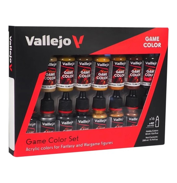 Vallejo Game Color - Leather & Metal Set