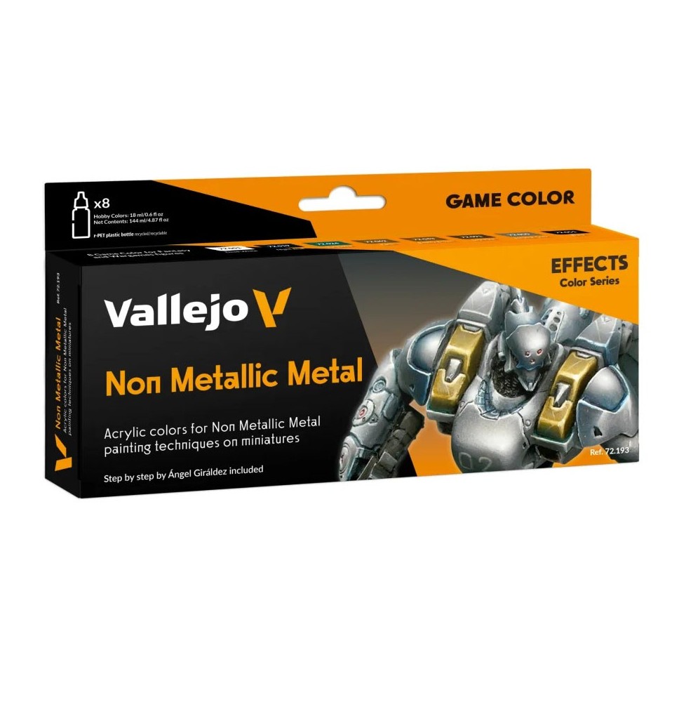 Vallejo Game Color - Non Metallic Metal Set