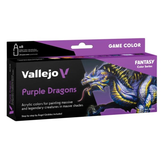 Vallejo Game Color - Purple Dragons Set