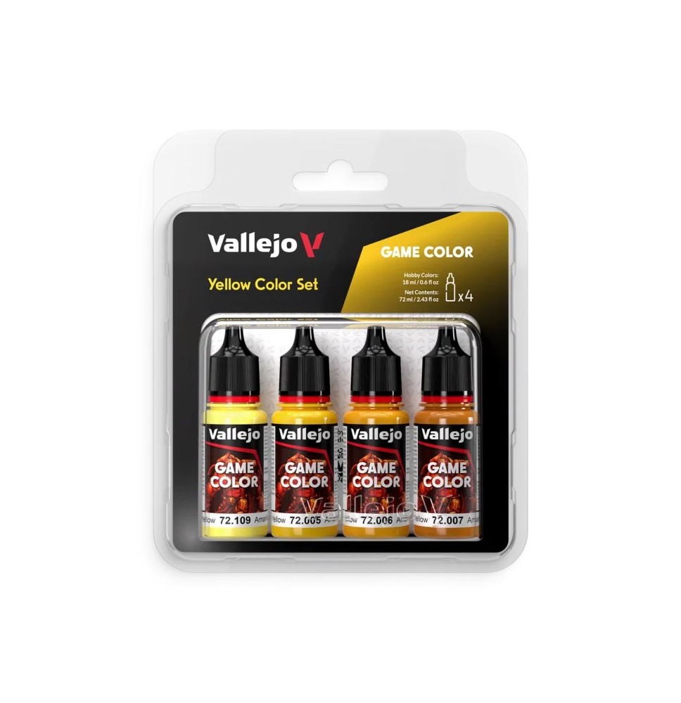 Vallejo Game Color - Yellow Color Set