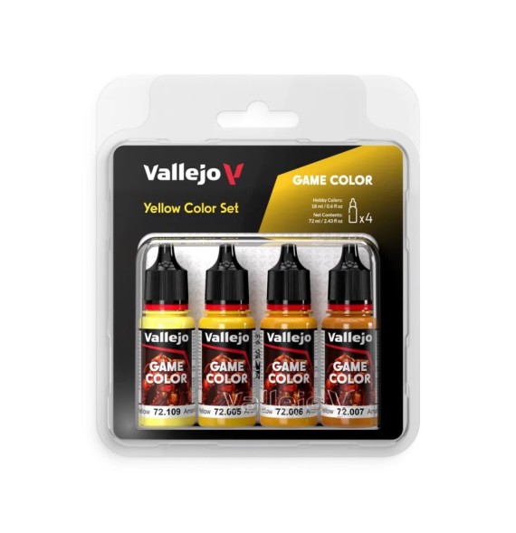 Vallejo Game Color - Yellow Color Set