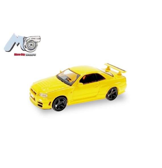 Nissan GTR 34 gelb
