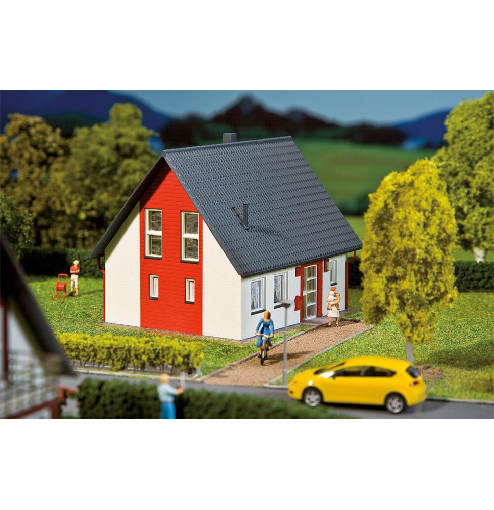 Rodinný dům - červený