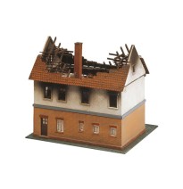 Hořící dům s hostincem