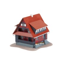 Hrázděný dům se studnou