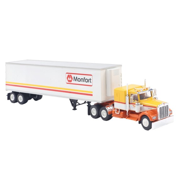 Kenworth W900 Koffersattelzug "Monfort"