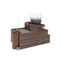 Budova s leteckou věží