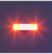 Blikající elektronika 13ˏ5 mm oranžová