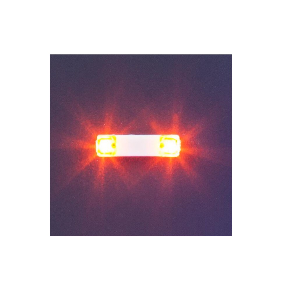 Blikající elektronika 13ˏ5 mm oranžová