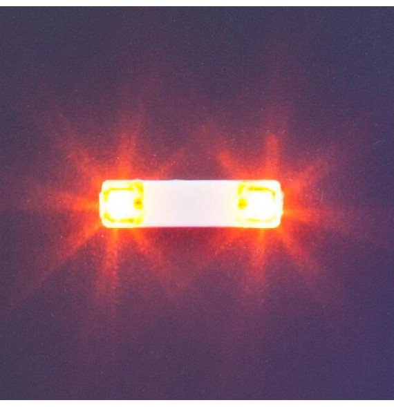 Blikající elektronika 13ˏ5 mm oranžová