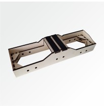 Modul rovný dvojkolejný 15 cm – čela 2D99 a 2E99